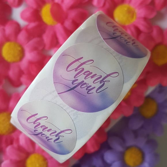 50 pcs Thank You Stickers 1" inch - Picture 4 of 8
